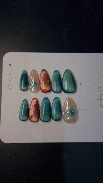 Ongles Press-On Glamour