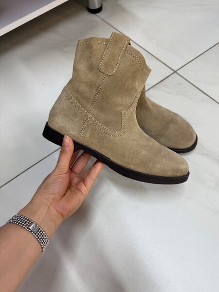 Сапоги Zara оригинал кожа