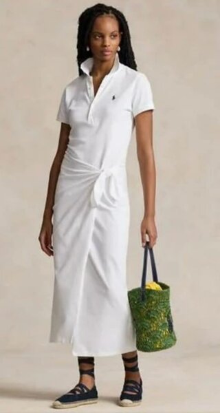 Robe Polo Blanche Élégante