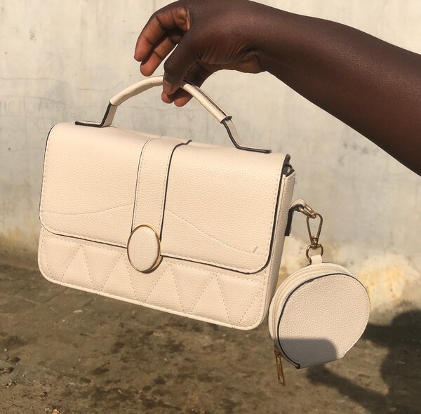 Sac à main chic beige femme