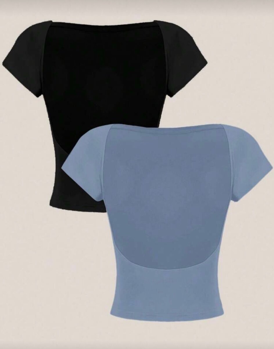 Top ajusté en coton femme