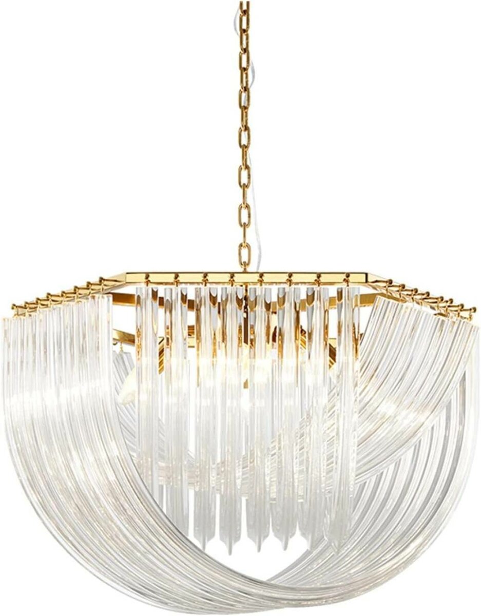 Lustre Moderne en Cristal Éclatant