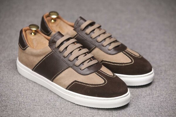 Sneakers en cuir élégantes