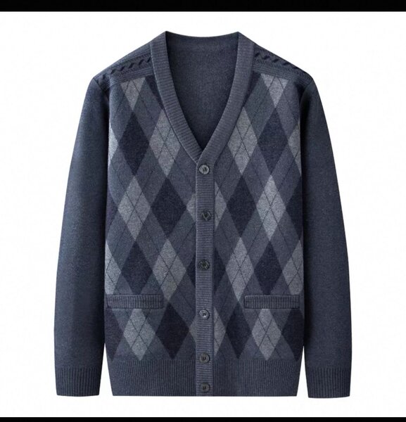 Cardigan en laine chaude homme