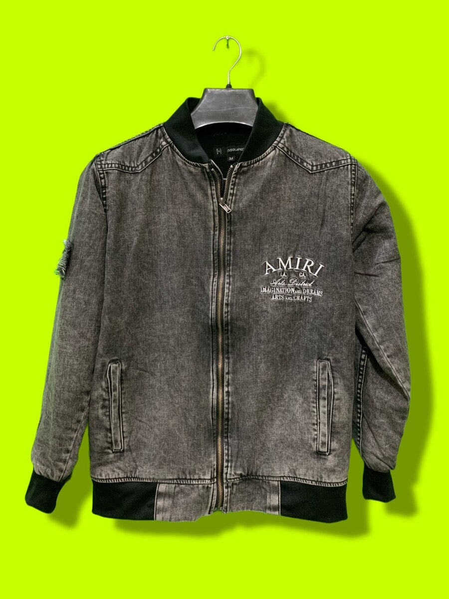 Acid Grey Denim Jacket