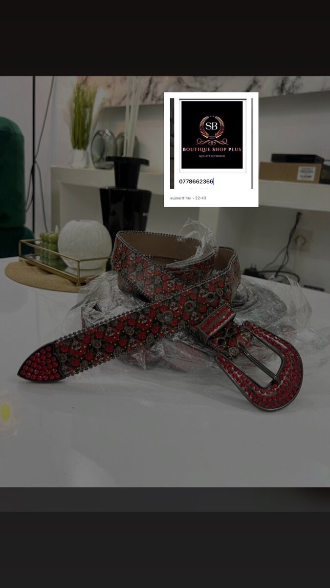 Ceinture bb Simon authentique