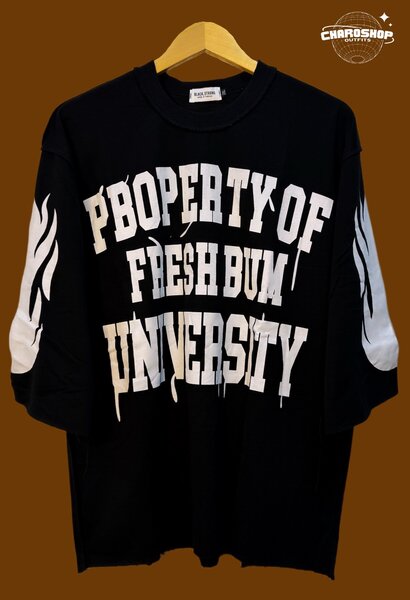 T-shirt oversize université