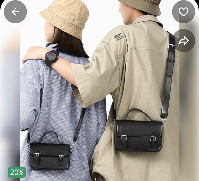 Sacoche bandoulière élégante