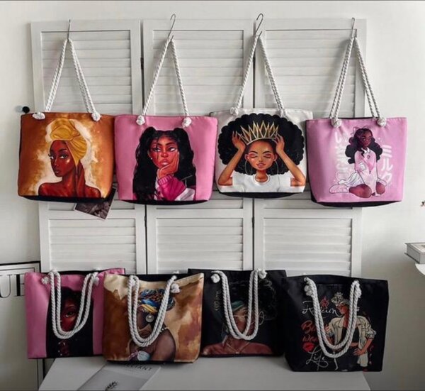 Sac Cabas Art Noir Chic