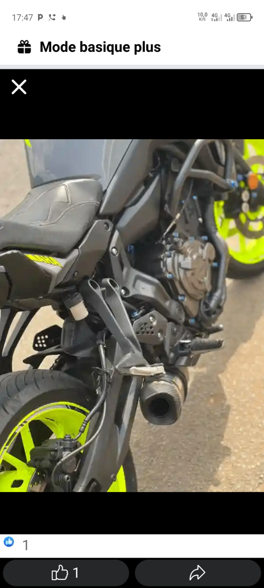 Moto sportive moderne