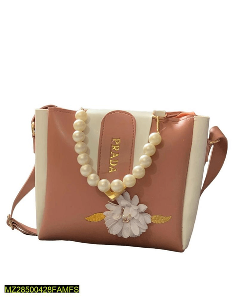 Women's Rexine plain Handbag