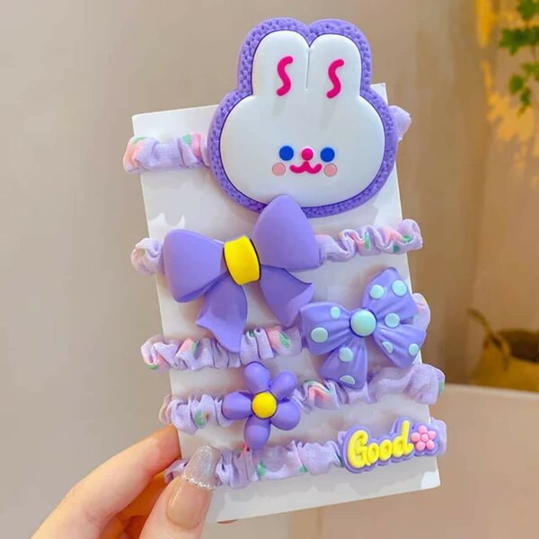 Élastiques cheveux lapin enfant