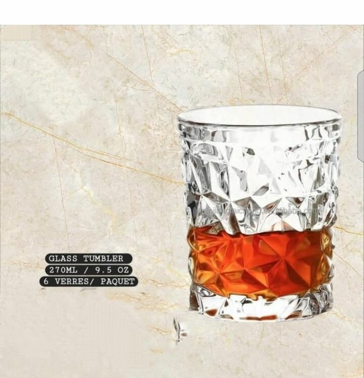 Verres à whisky élégants 270ml