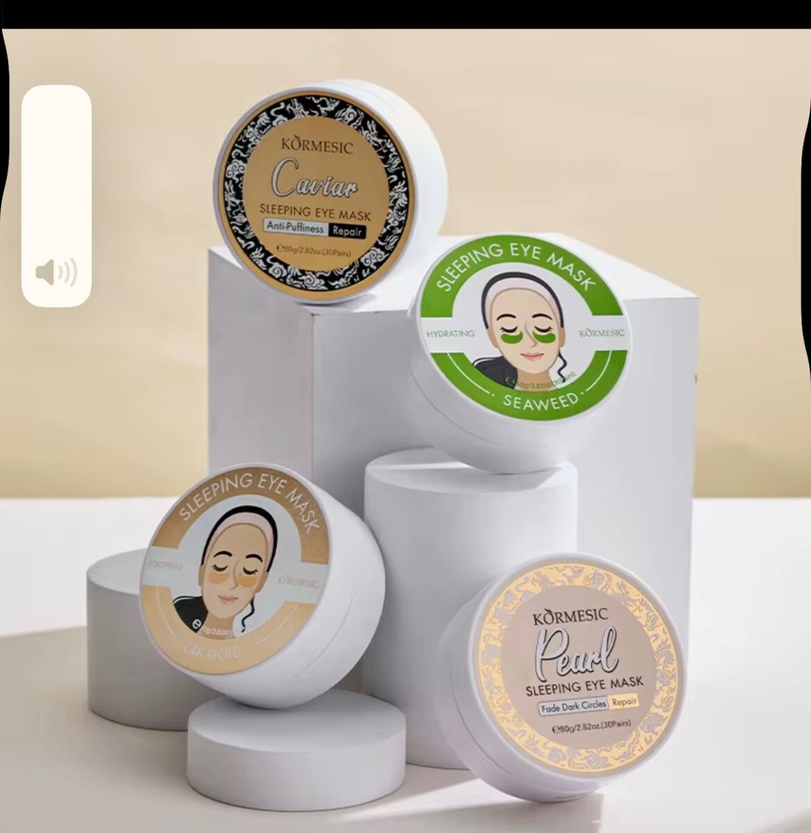 Masque de nuit pour les yeux Korresic