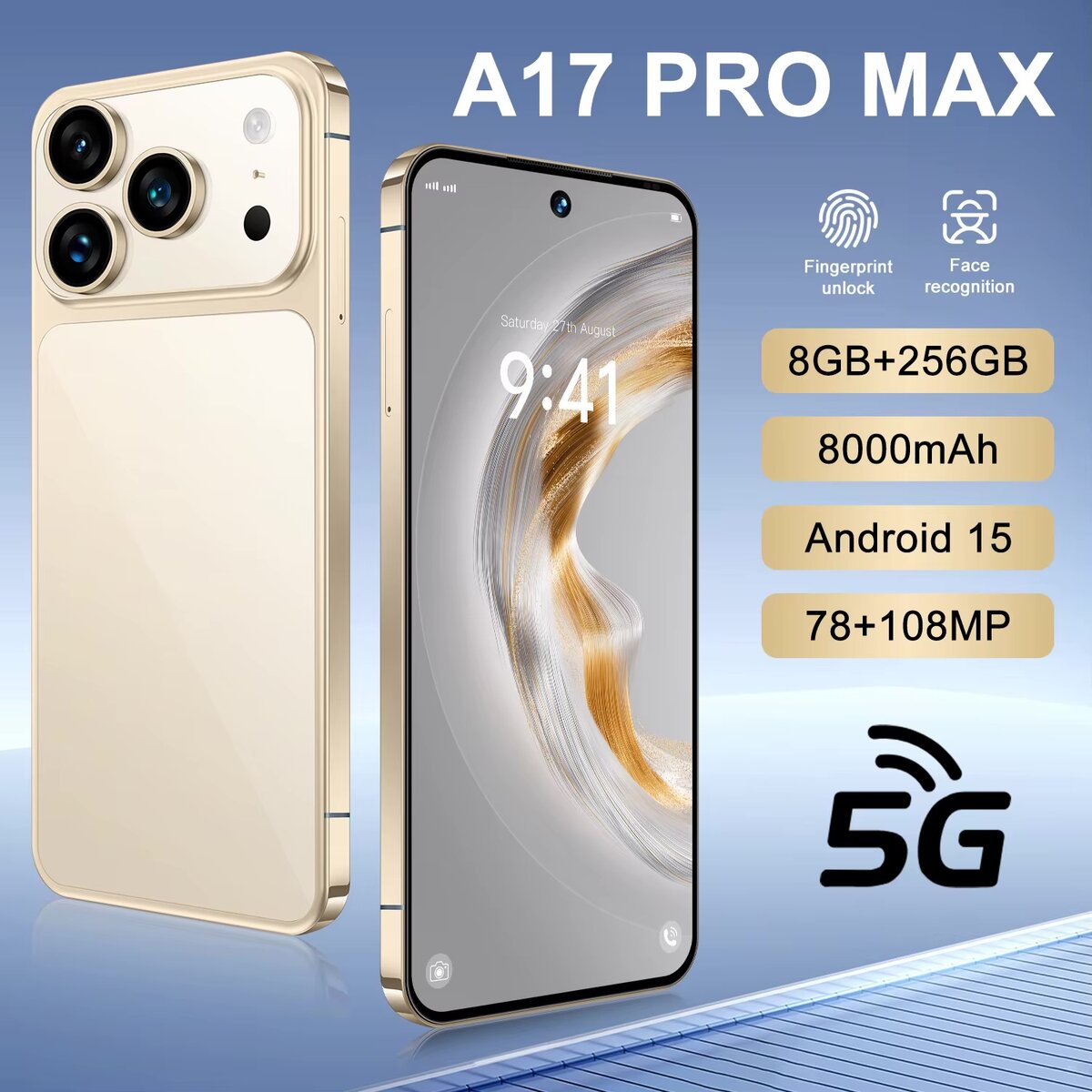 Smartphone A17 Pro Max 5G