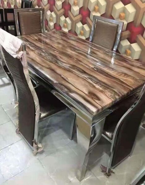 A set of dining tables