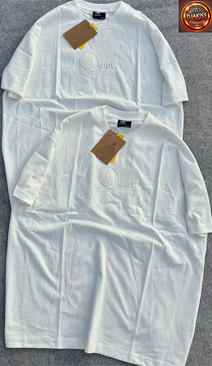 T-shirts Oversize Unisexe en Coton