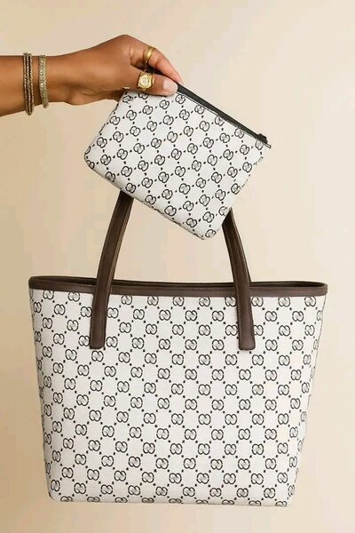 Sac cabas avec pochette