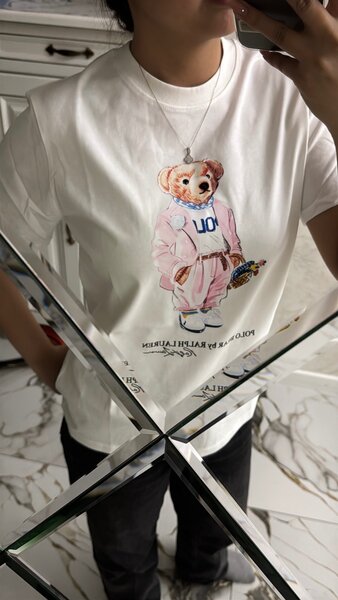 Новинка, футболка с мишкой polo ralph lauren