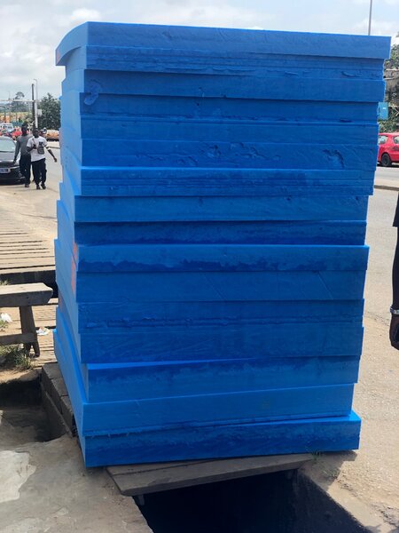 Matelas mousse bleue