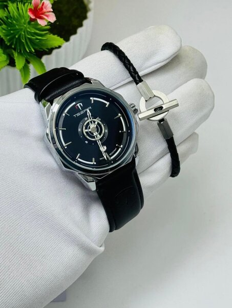 Montre bracelet élégante homme