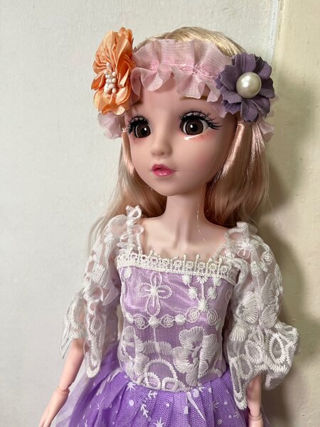 Кукла «Принцесса в фиолетовом» 60 см