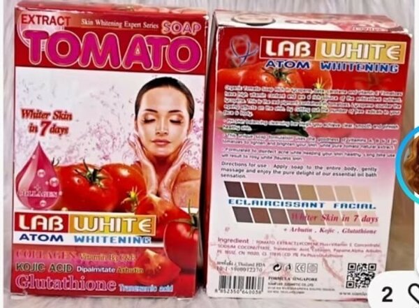 Savon Blanchissant à la Tomate