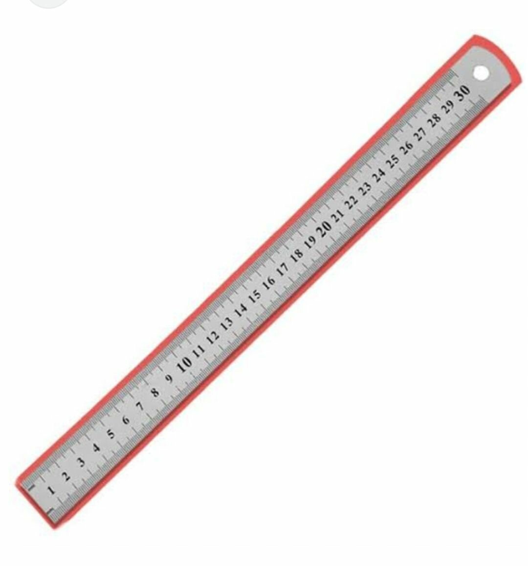 Metal foot ruler