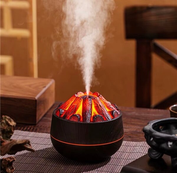 Diffuseur d'air volcan LED