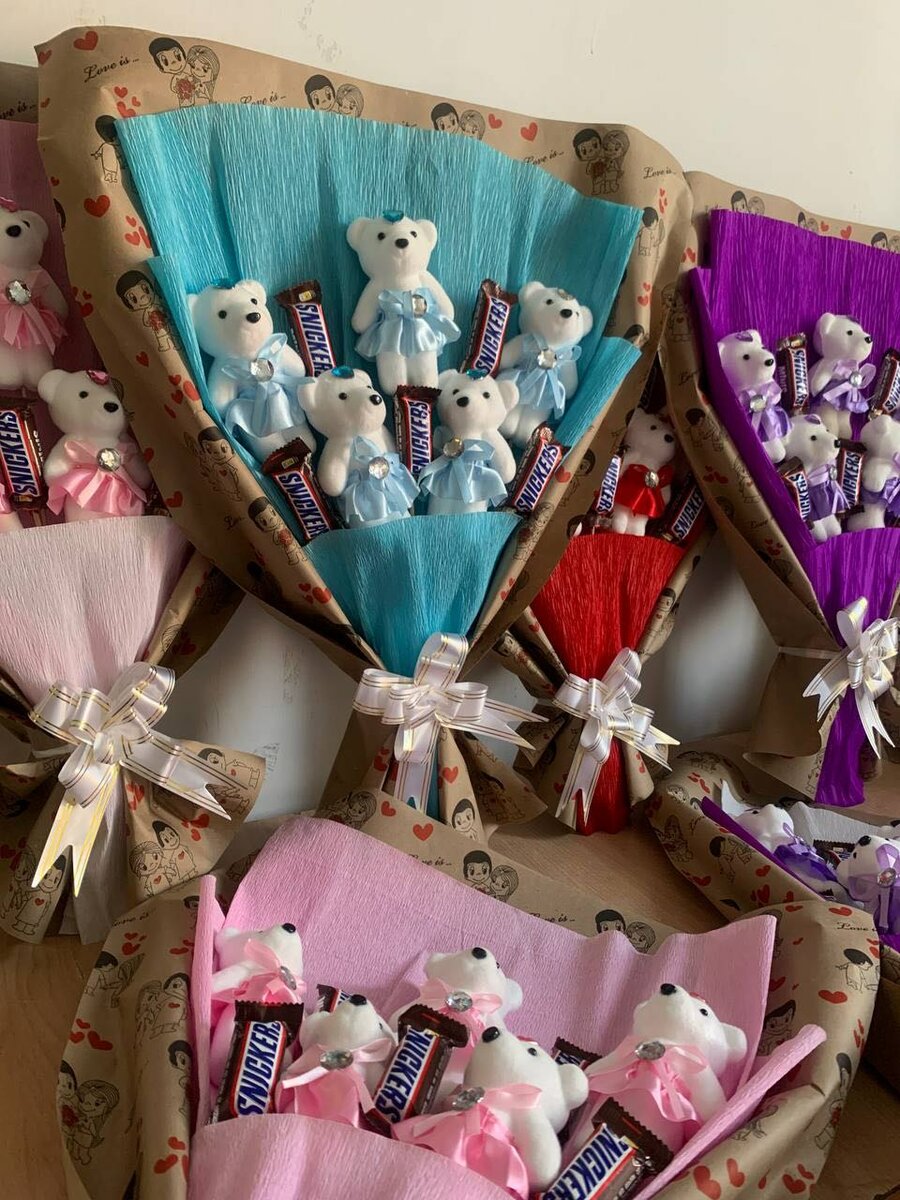 Букет из мишек