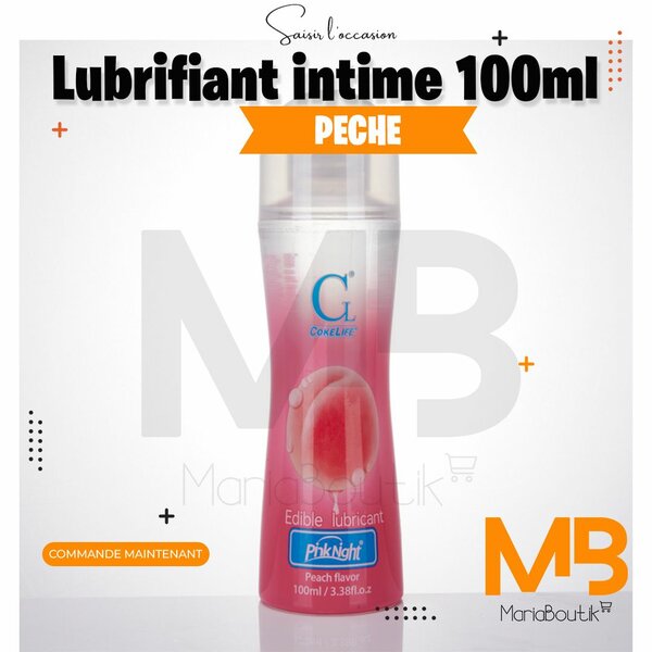 Lubrifiant Intime Pêche 100ml