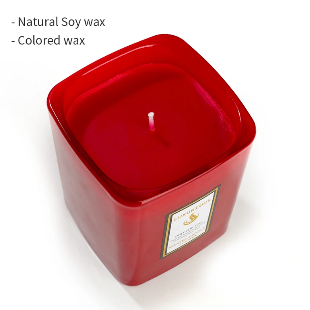 3 Pièces de bougie parfumée décorative anti odeur