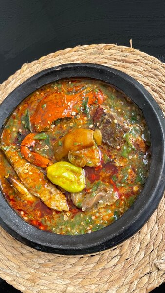 Placali , sauce Côpè