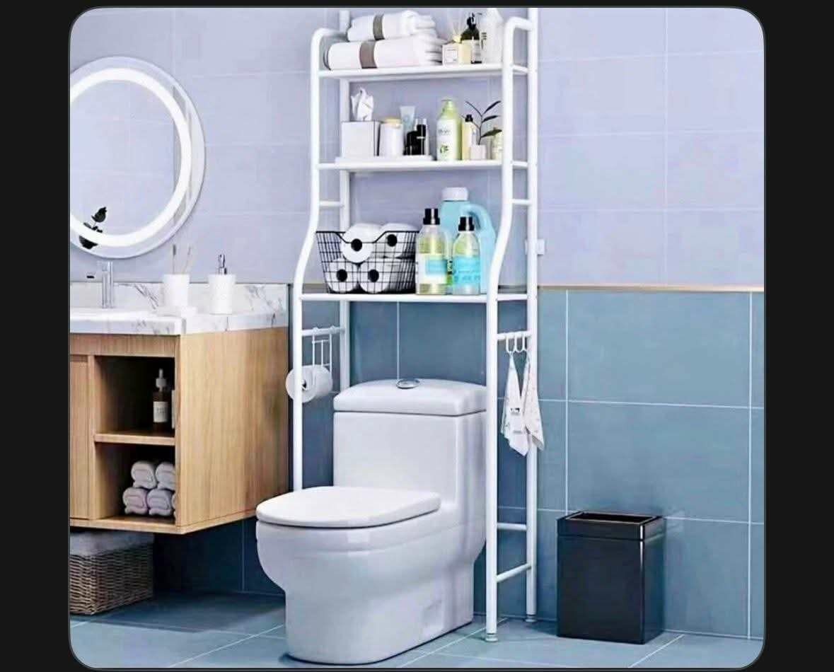 Étagère de salle de bain compacte