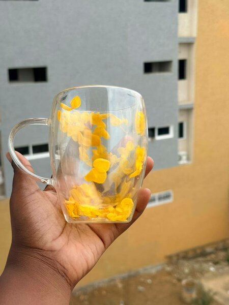 Tasse en verre moderne