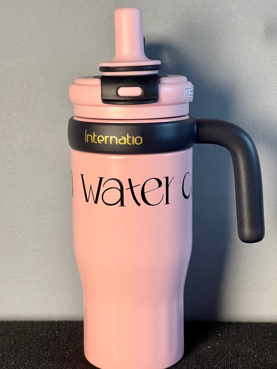 Bouteille Thermos avec Paille