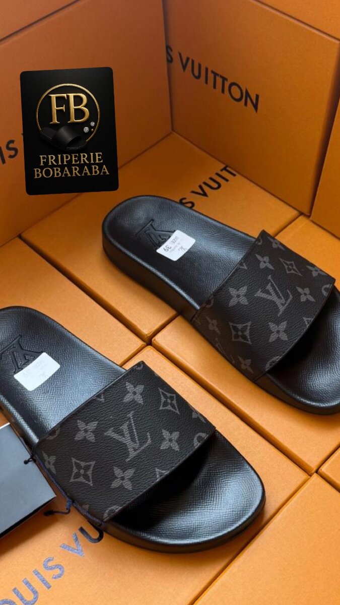 Claquettes luxueuses homme