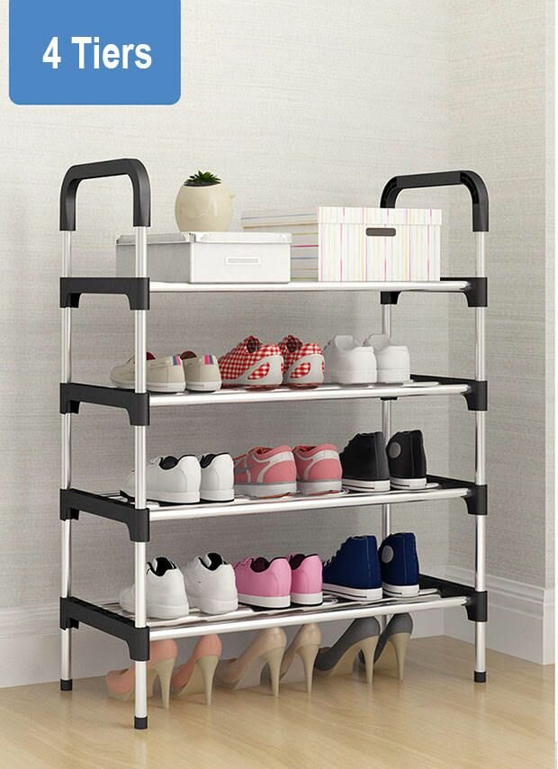 4-Tier Shoe Rack Organizer