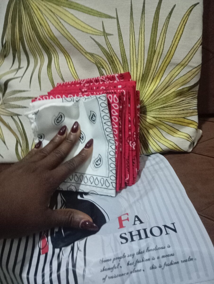 Bandanas colorés 100% coton