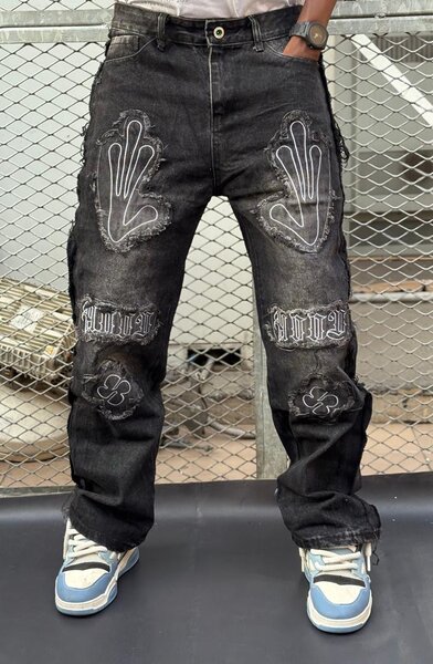 Jeans tendance imprimés