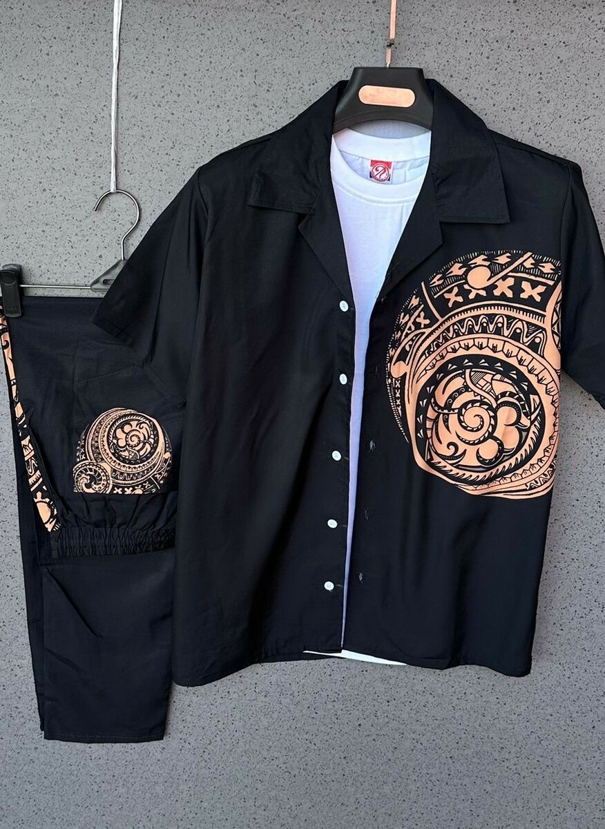 VINTAGE SHIRT TOP&DOWN TROUSER AVAILABLE IN 2XL & 3XL