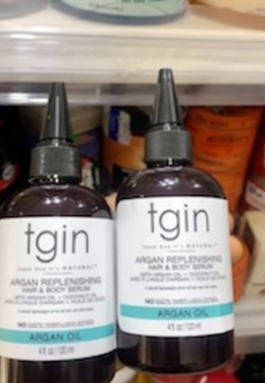 TGIN argan replenishing hair 