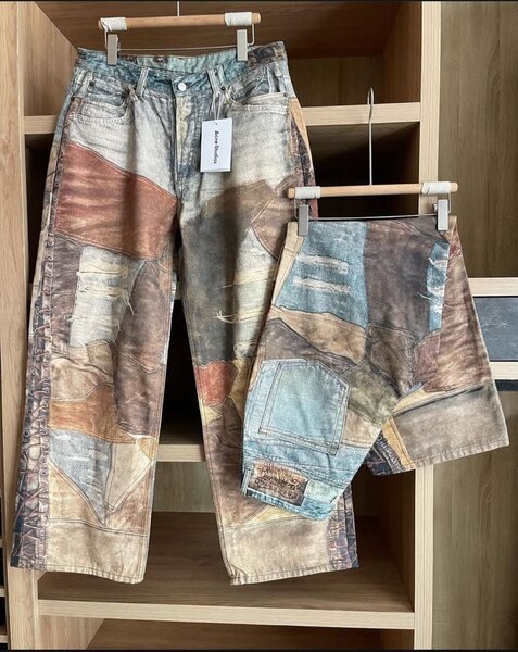 Jeans vintage délavé unisex