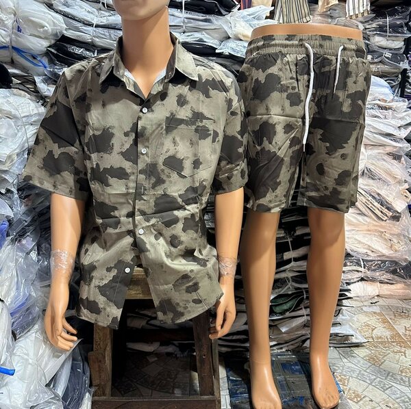 Ensemble chemise et short homme