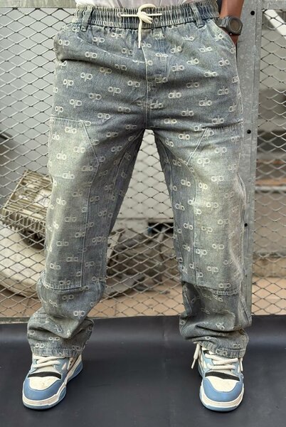 Jean décontracté imprimé