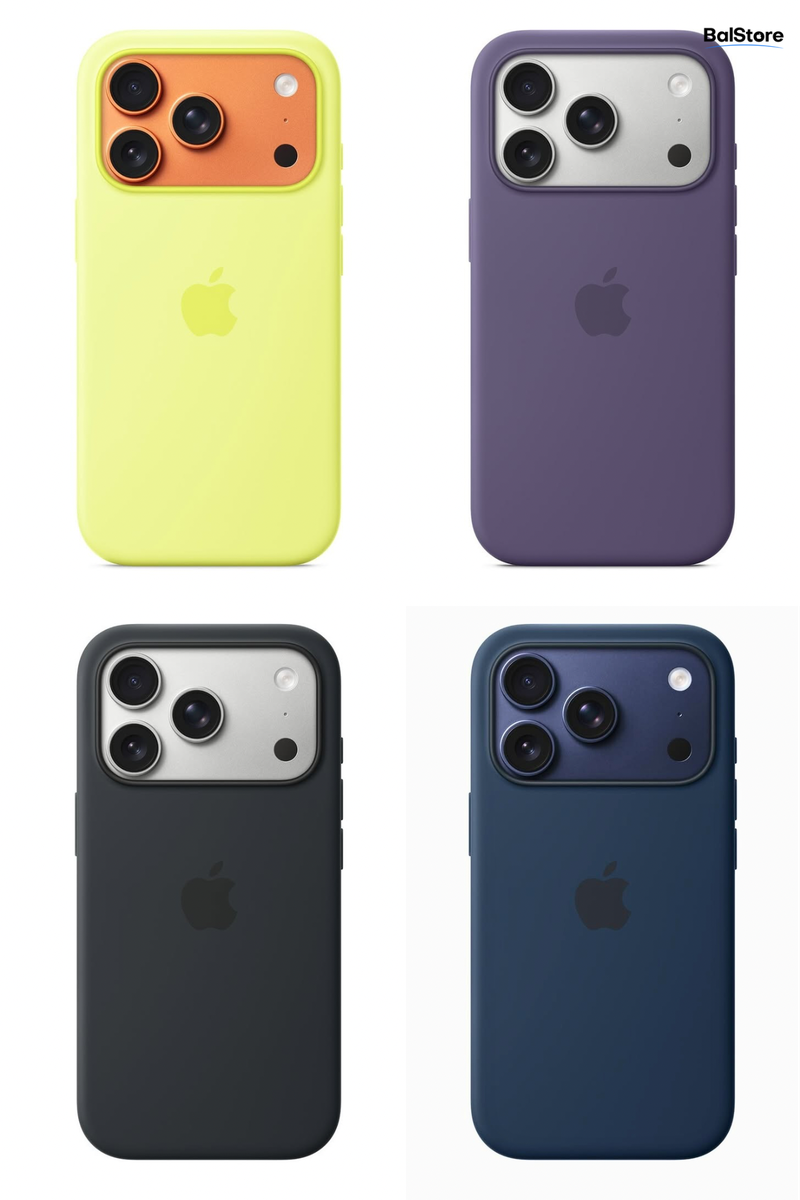 Coques silicone iPhone 17