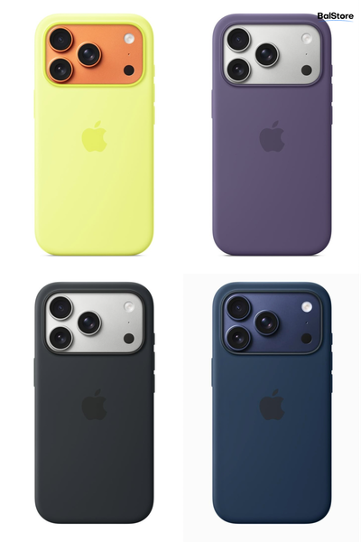 Coques silicone iPhone 17