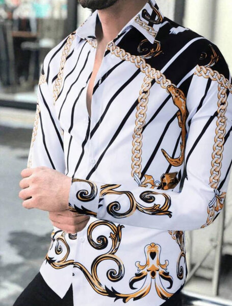 Chemise élégante imprimée