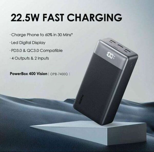 Powerbank 22.5W Charge Rapide