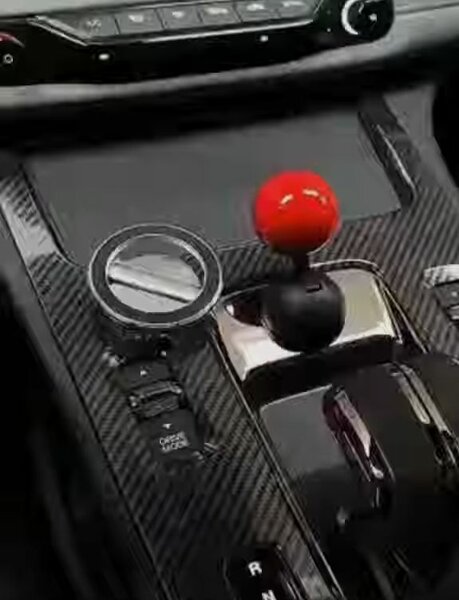 Ball shaped push start button
